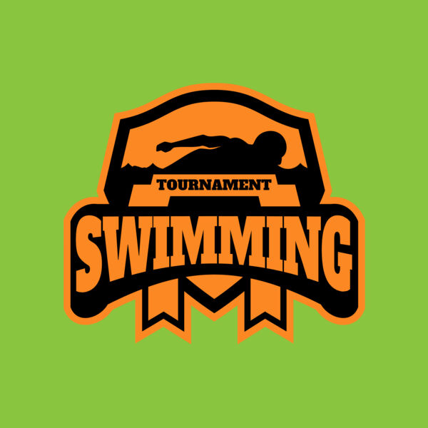 Swimming Tournament logo template 03 Thumbnail