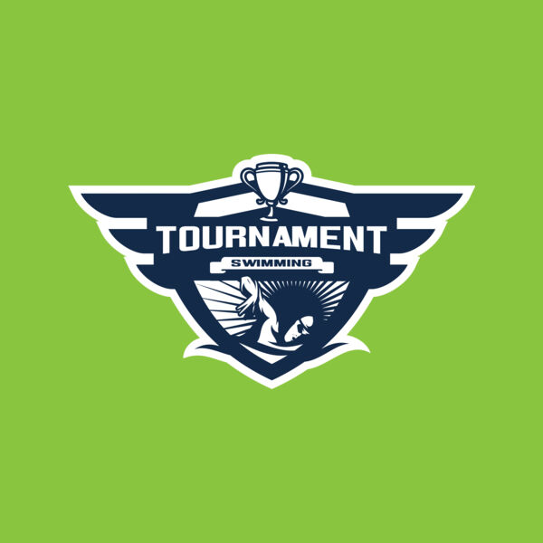 Swimming Tournament logo template 04 Thumbnail