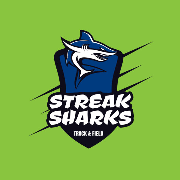 Sharks Track & Field Team Logo 01 Thumbnail