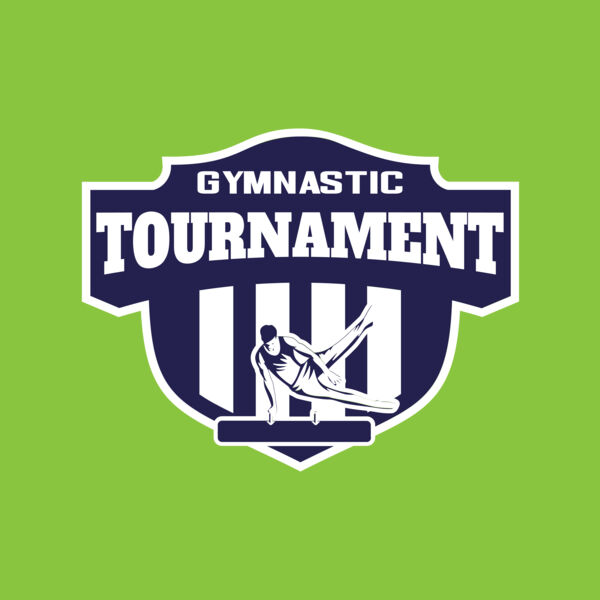 Gymnastic Tournament logo template Thumbnail