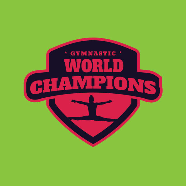 Gymnastic World Champions logo template Thumbnail