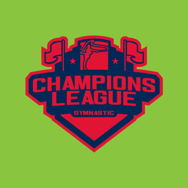 Champions League Gymnastic logo template Thumbnail