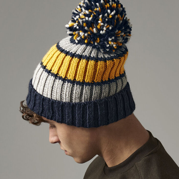 Hygge striped beanie Thumbnail