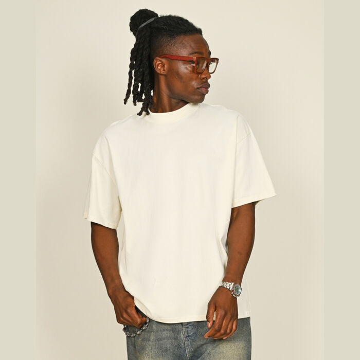 Premium Combed 220 Oversize Fit Extended Neck Tee Adult Thumbnail