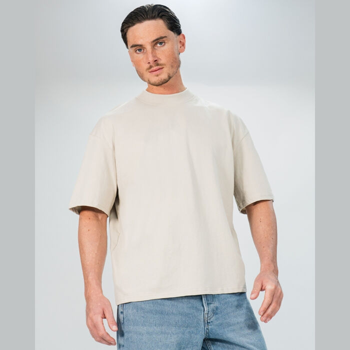Premium Combed 220 Boxy Oversize Fit Extended Neck Tee Adult Thumbnail