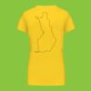 Ladies' short-sleeved V-neck T-shirt Thumbnail