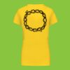 Ladies' short-sleeved V-neck T-shirt Thumbnail