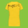 Ladies' short-sleeved V-neck T-shirt Thumbnail
