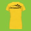 Ladies' short-sleeved V-neck T-shirt Thumbnail