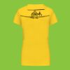 Ladies' short-sleeved V-neck T-shirt Thumbnail