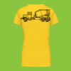 Ladies' short-sleeved V-neck T-shirt Thumbnail